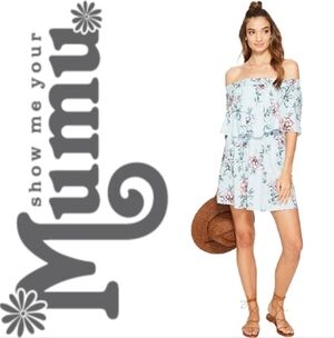 Show Me Your MuMu Casital Floral Mini Dress Medium